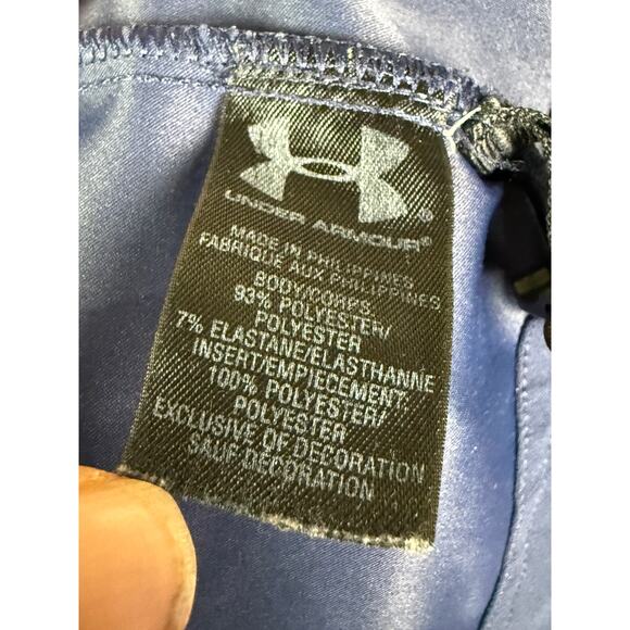 Auburn Tigers War Eagle Under Armour Woven Sideline Shirt Blue Orange‎ XL NCAAf - Picture 6 of 11